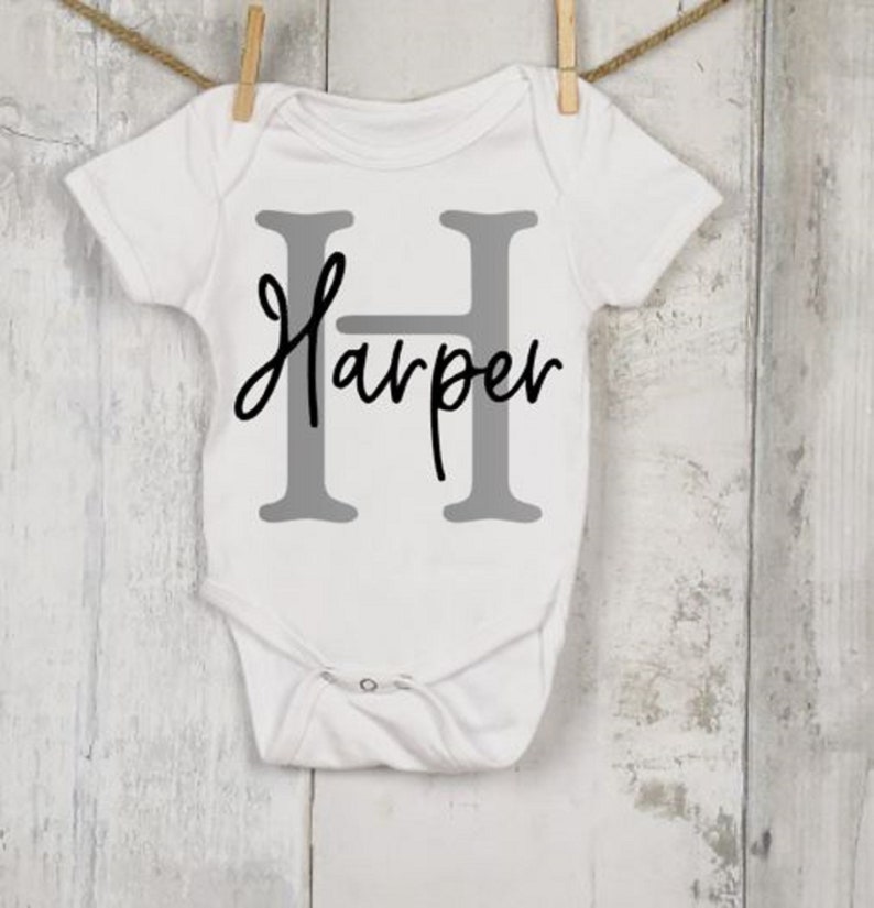 Baby Girl Personalized Gift Personalized Baby Girl Onesie Etsy