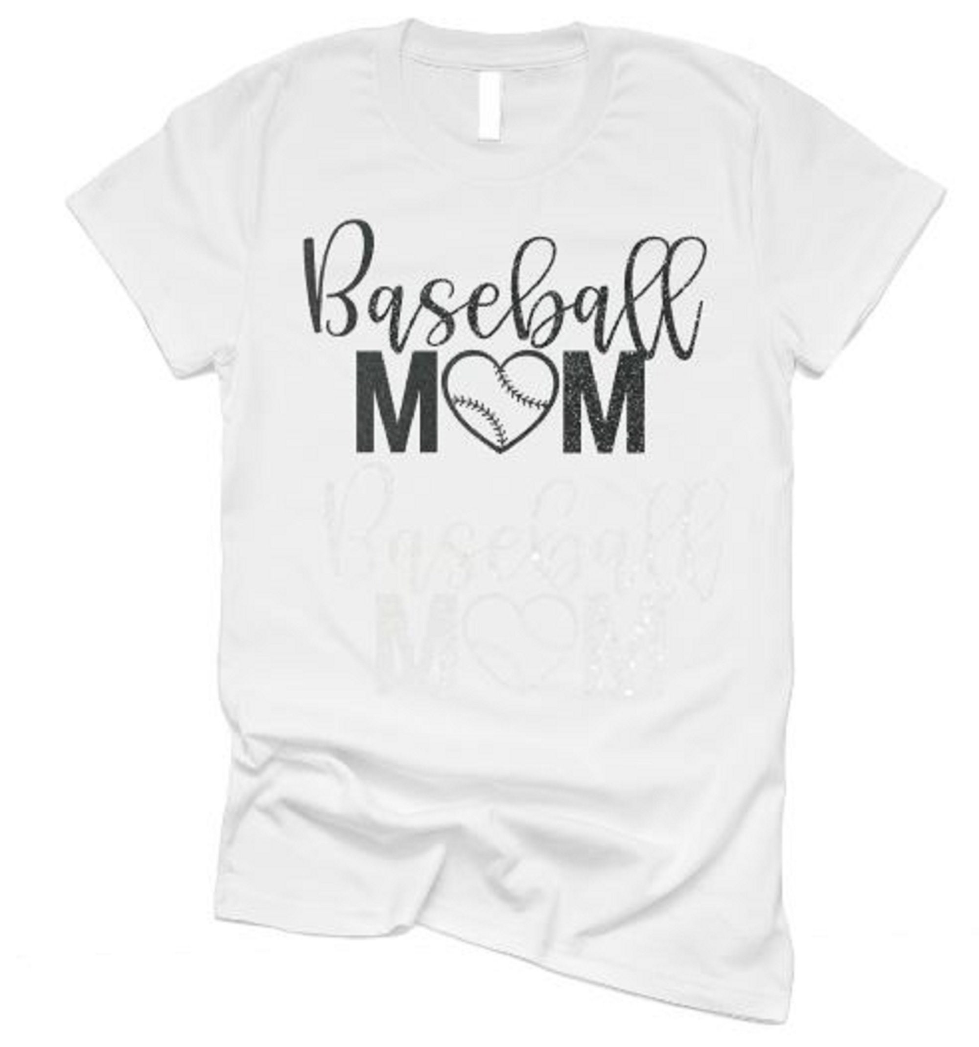 Baseball Mom Personalized Baseball Mom Shirt Baseball Mom Etsy