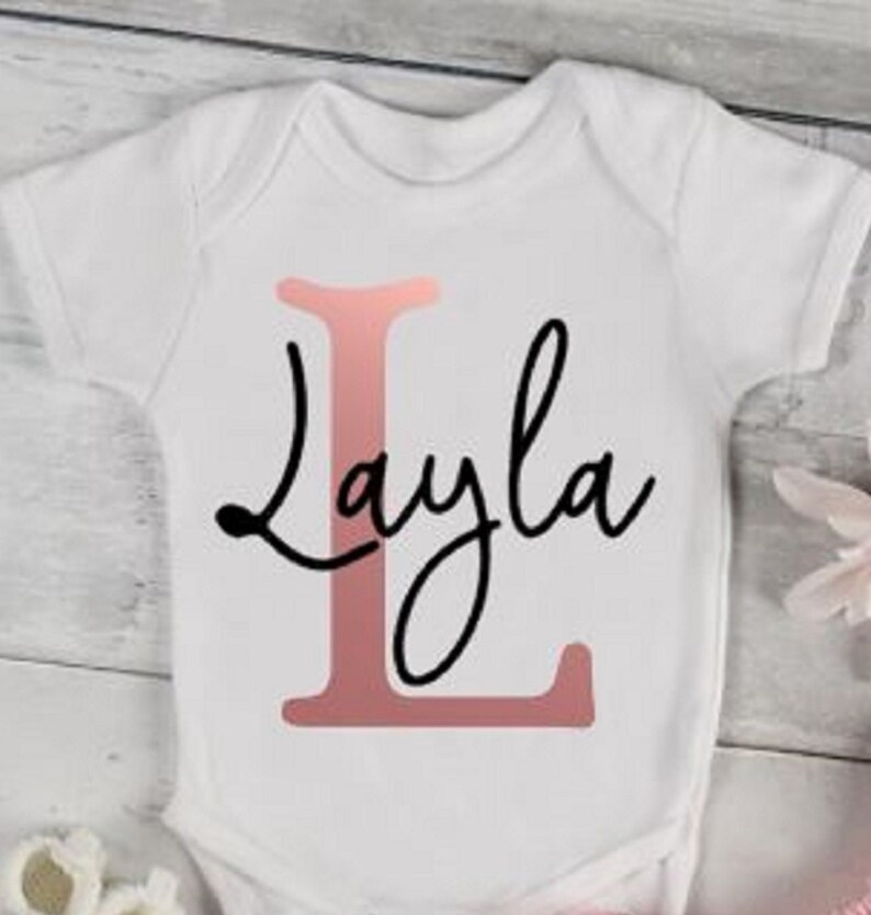 Baby Girl Personalized Gift Personalized Baby Girl Onesie Etsy