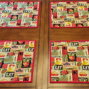 Placemats/vintage/thanksgiving Decor/farmhouse/ Fall Decor/table Topper ...