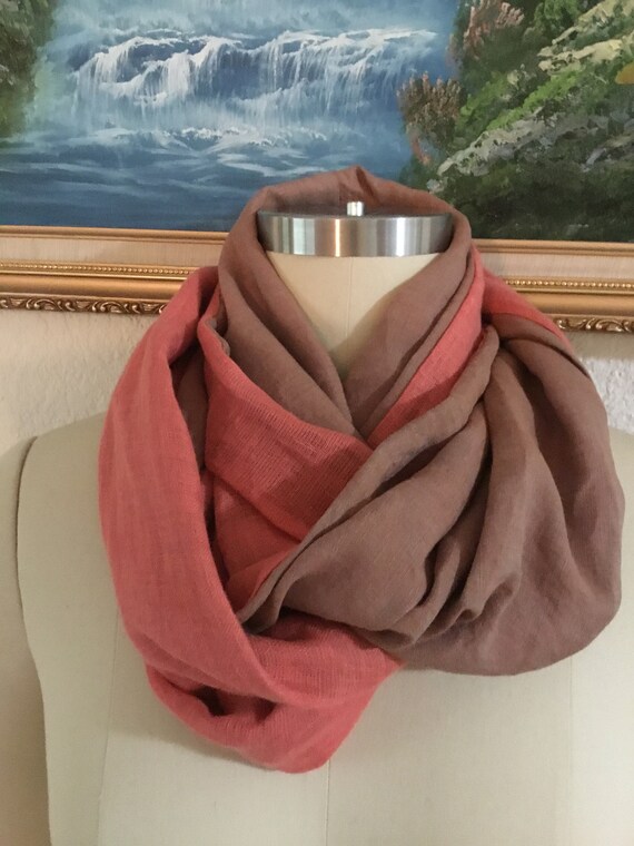 linen infinity scarf