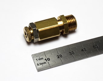 Valvola di sovrapressione, appositamente modificata per i lanciarazzi ad acqua di Scholz & Gallus, regolabile da 4 a 7 bar (58–102 psi)
