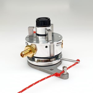 Water rocket launch mechanism - professional and precise for rocket builders - silver anodized