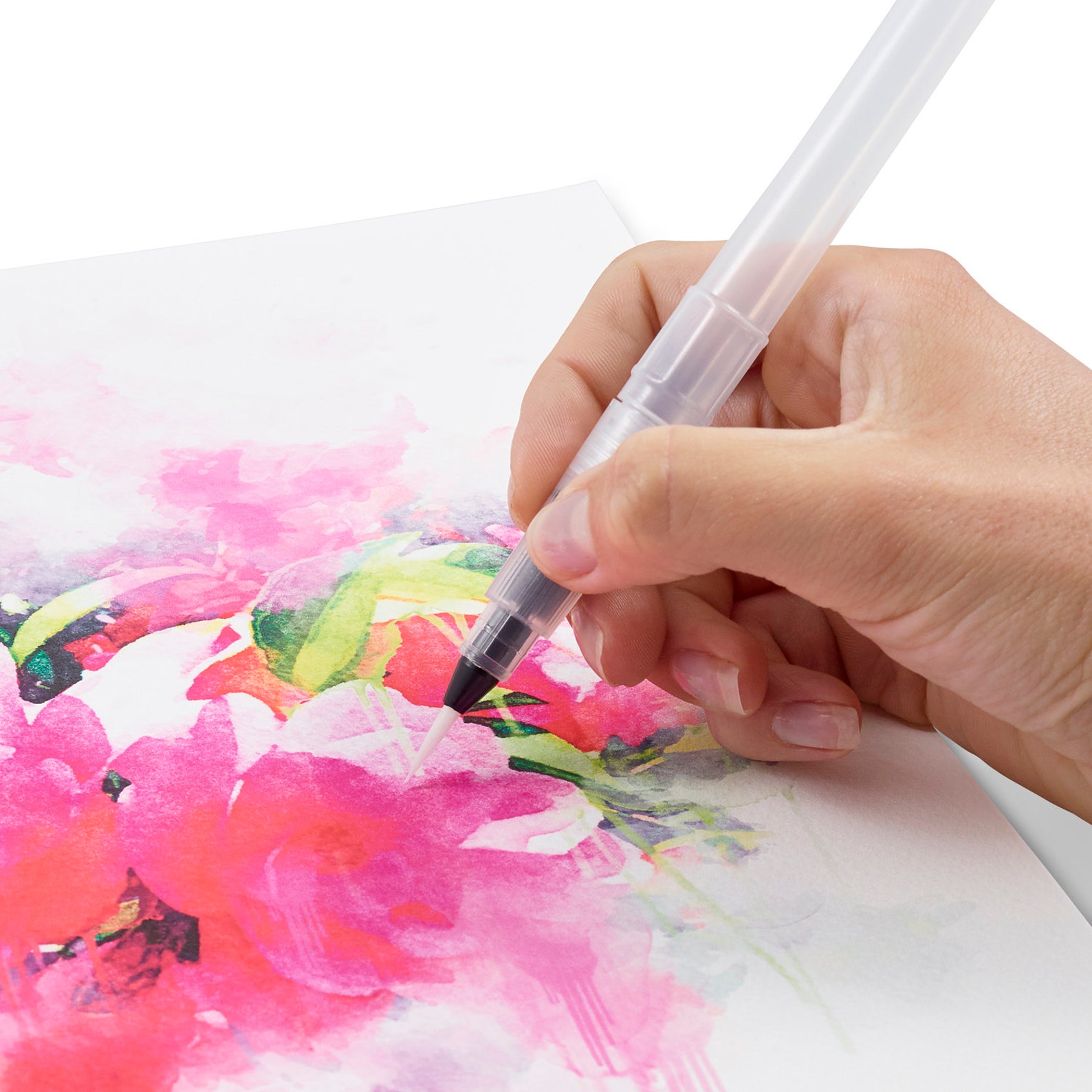 Water Brush Pens Set by Artelle 4 Assorted Tips Refillable Etsy UK