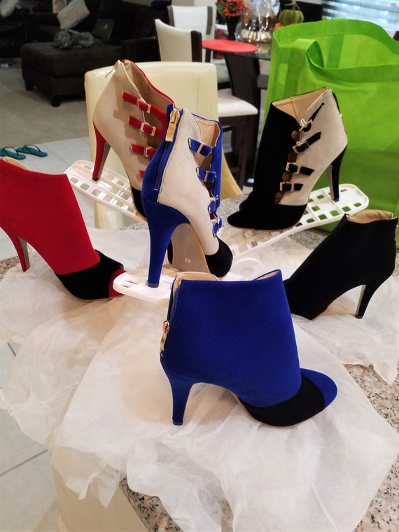 Tacchi a dita aperti vellutati Etsy Italia