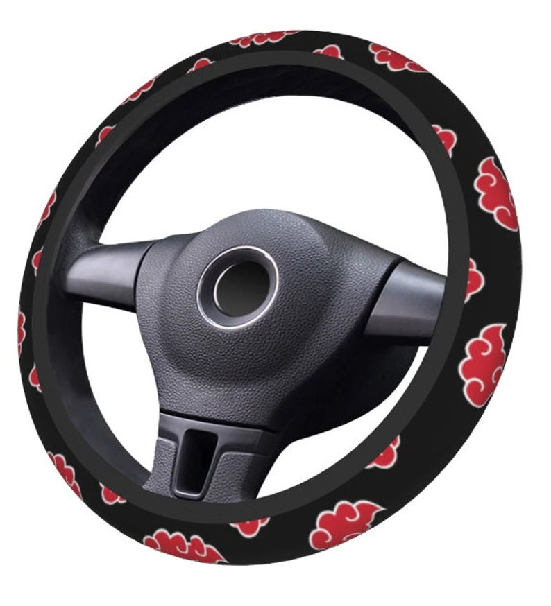 38cm Akatsuki Neji Konoha Auto Car Steering Wheel Cover Red Etsy UK