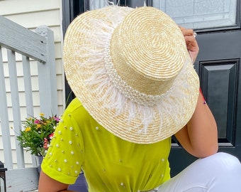 Straw Hat Pearls - Etsy Canada