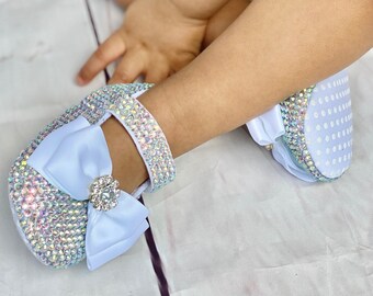 baby girl rhinestone shoes