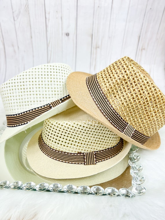 Mens Fedora Straw Hat, Mens Hat, Men Summer Hats, Men Fedora Hat