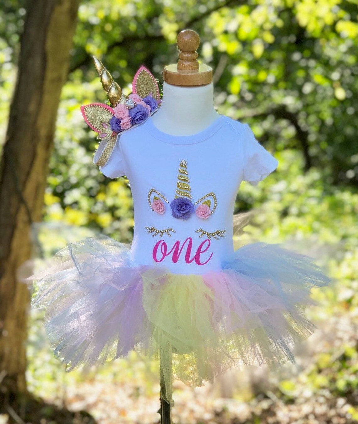 Unicorn 1st Birthday Outfit Unicorn Birthday Outfit Unicorn Etsy