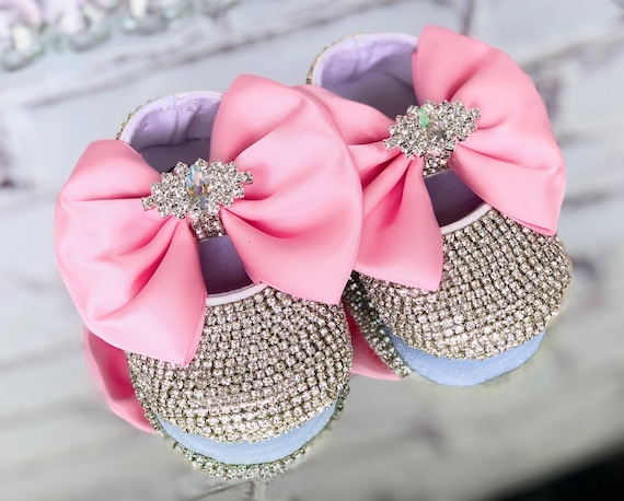 Baby ribbon shoes discount