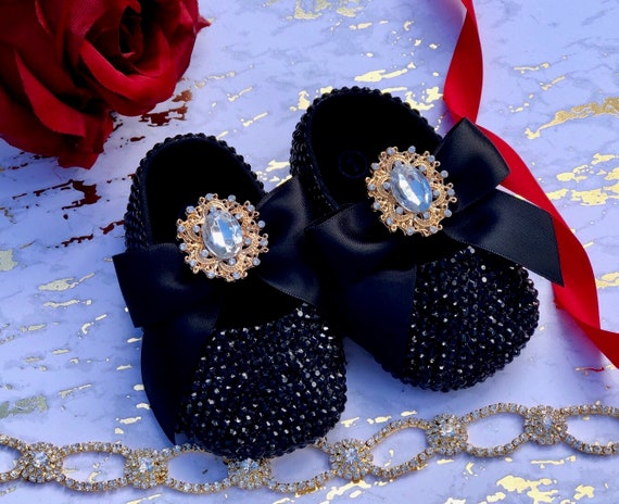 Baby girl hotsell black shoes