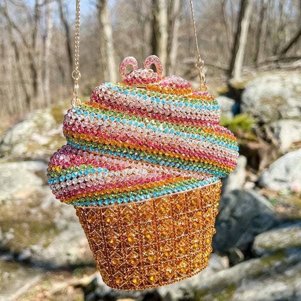 Rhinestone Cupcake Etsy