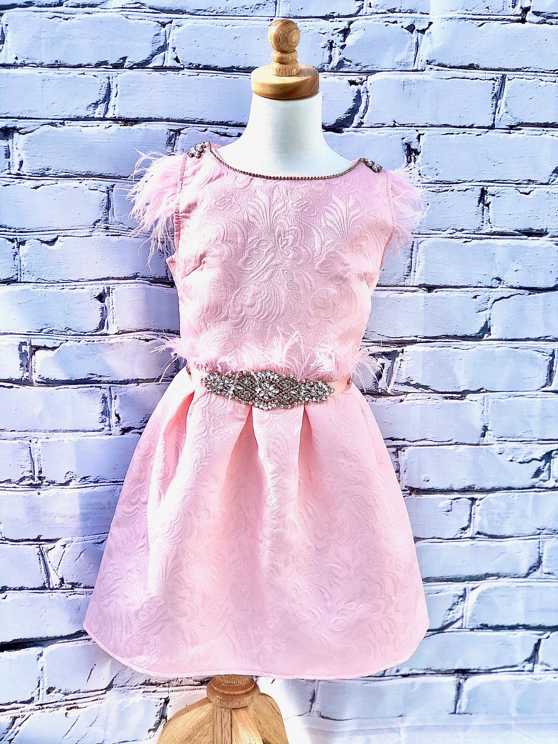 Pink Girls Birthday Dress Girl Holiday Dress Girls Easter Etsy