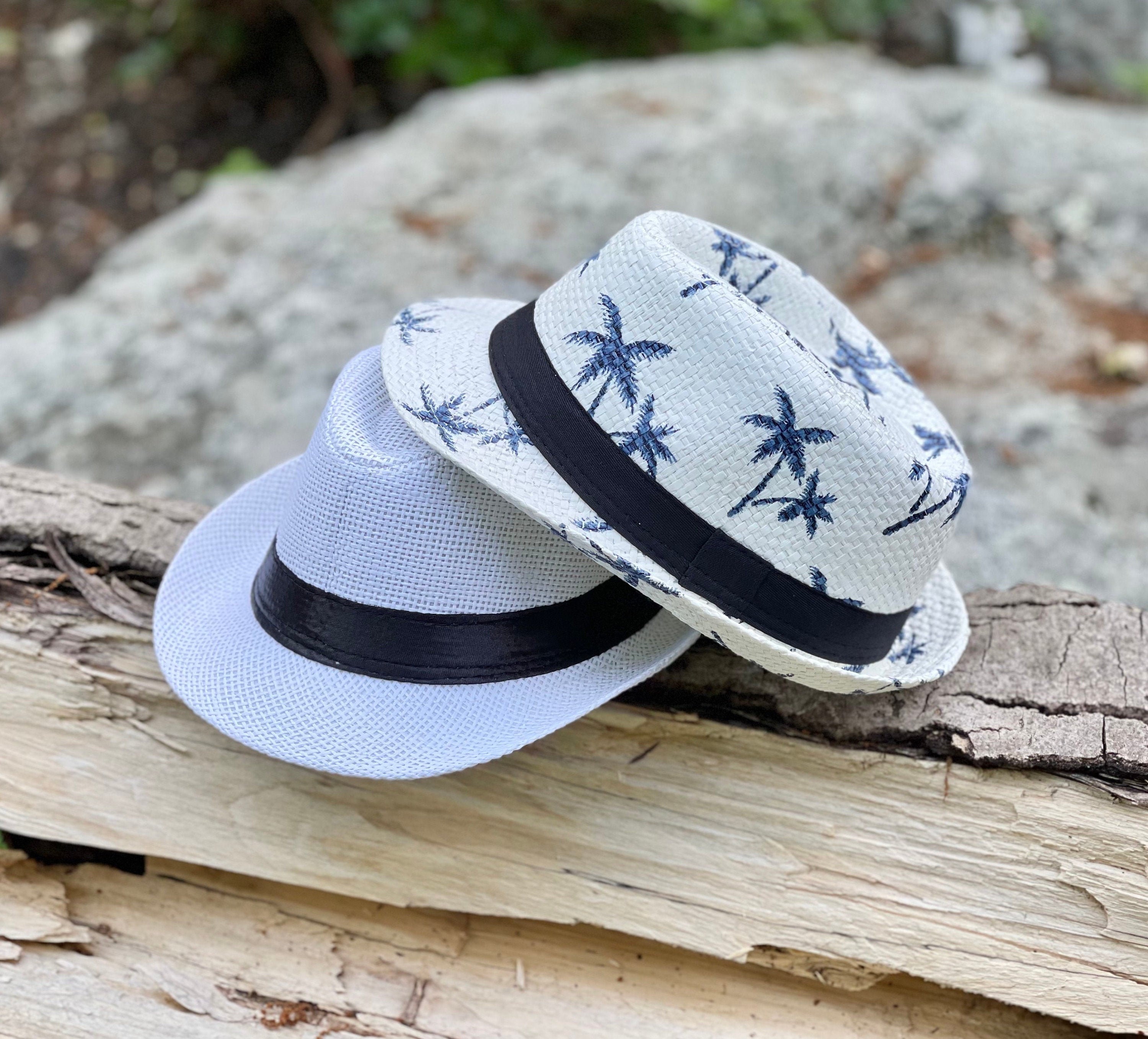 Boys fedora straw hat boys hats toddler boy hats boys Etsy
