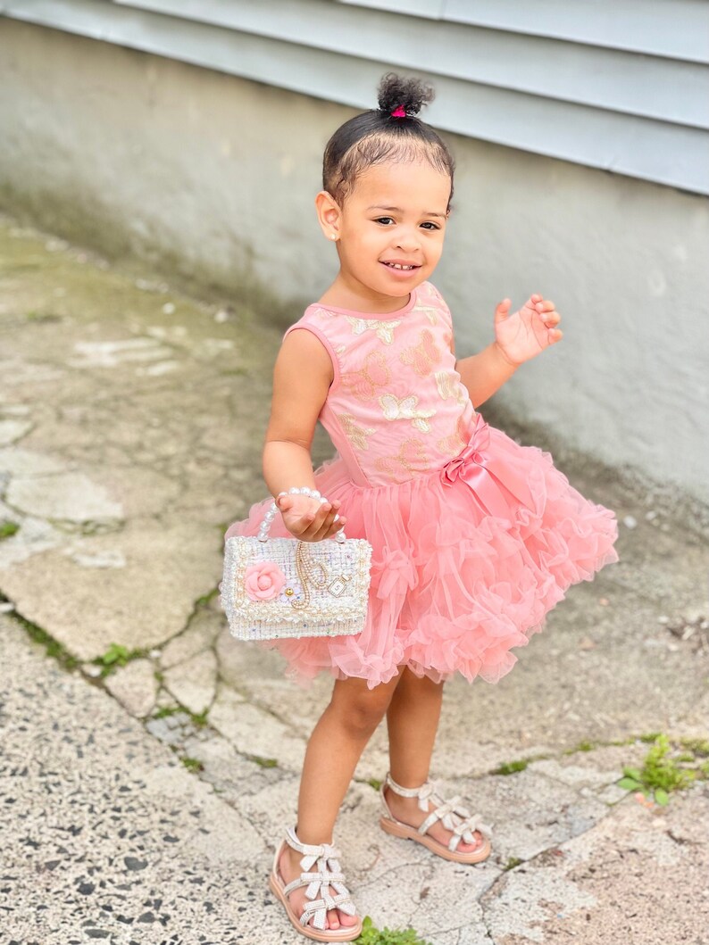 Little Girls Crossbody Bag Flower Girl Purse Toddler Girls Etsy