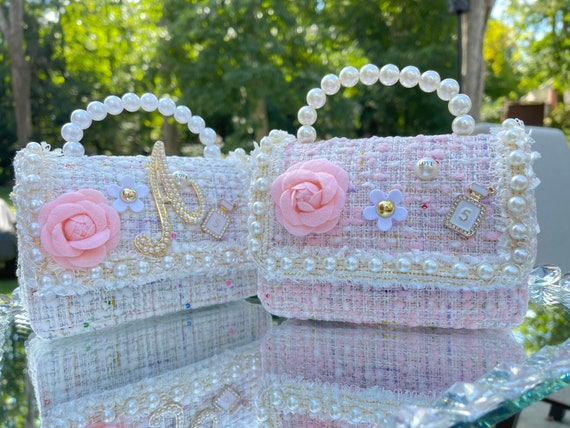 Cute Princess Mini Pearl Handbag For Girls With Pearl Bow, Flower Straw,  And Keys Perfect For Messenger And Everyday Use 230701 From Nan08, $11.18 |  DHgate.Com