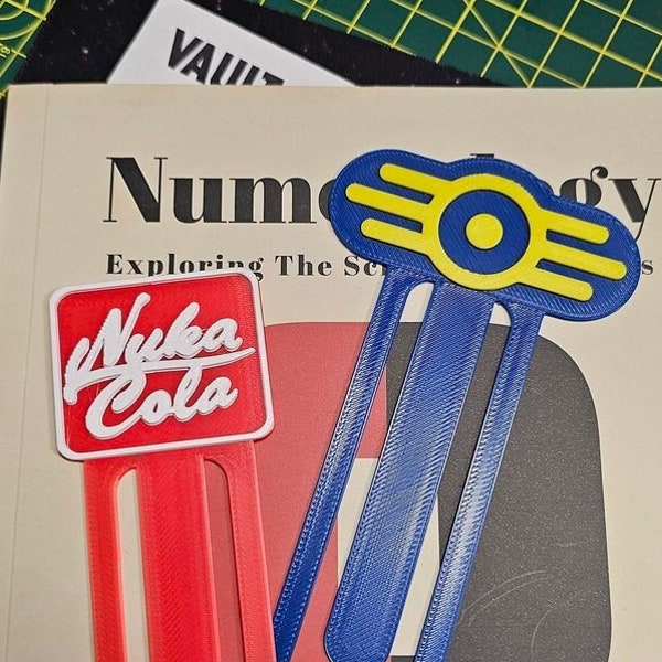 Fallout inspired bookmarks
