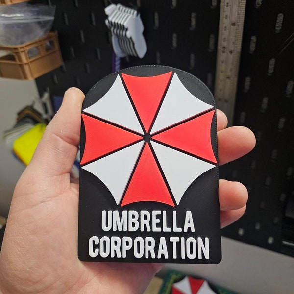 Umbrella Corporation door sign