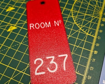 Room 237 Keyring Inspired by The Shining - Handcrafted Horror Movie Memorabilia