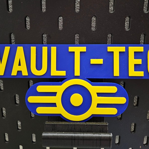 Plaque de porte ou murale Vault Tec Fallout