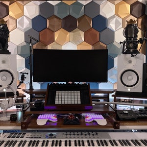 ELEGANT ACOUSTIC PANEL Wall soundproof Podcast studio Home theater Zoom meeting Reduce sound reflection Stop echo Lower sound reverberation