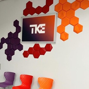 Painel de parede acústico decorativo para recepção, espaço aberto, espaço de trabalho, fundo de sala de terapia Isolamento acústico profissional