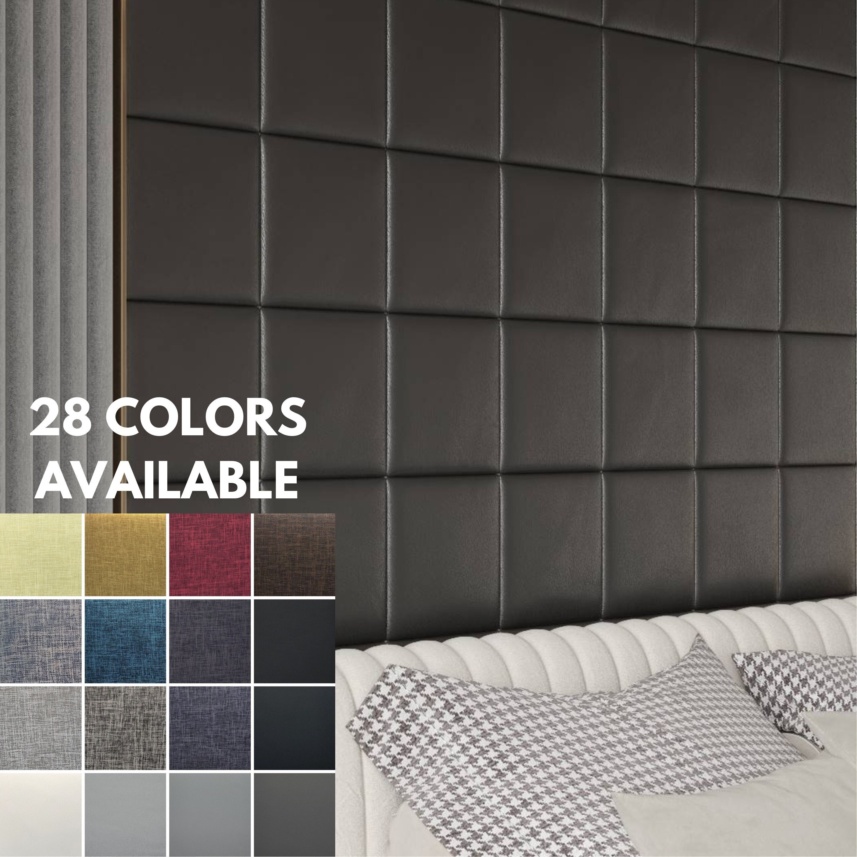 REMOVABLE Wall SOUNDPROOFING Peel and stick panels Easy DIY installation Aesthetic sound absorber Personalized Decorative acoustic panel