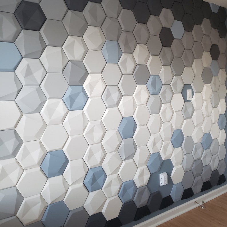 ACOUSTIC WALL Panel Removable decorative hexagon Block | Etsy