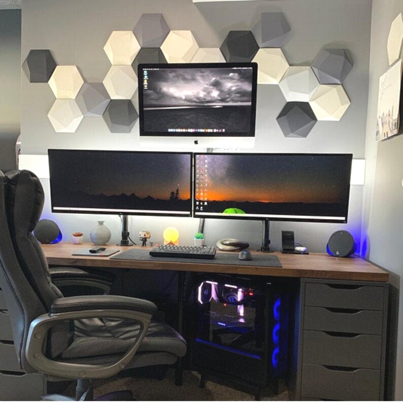 PC BACKDROP PANEL Game Stream Background Custom Color Wall Decoration ...