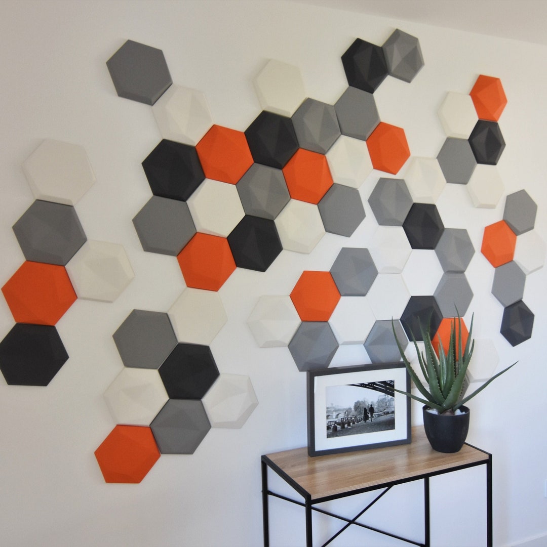 DECORATIVE SOUNDPROOFING TILE Acoustic Wall Panel Etsy