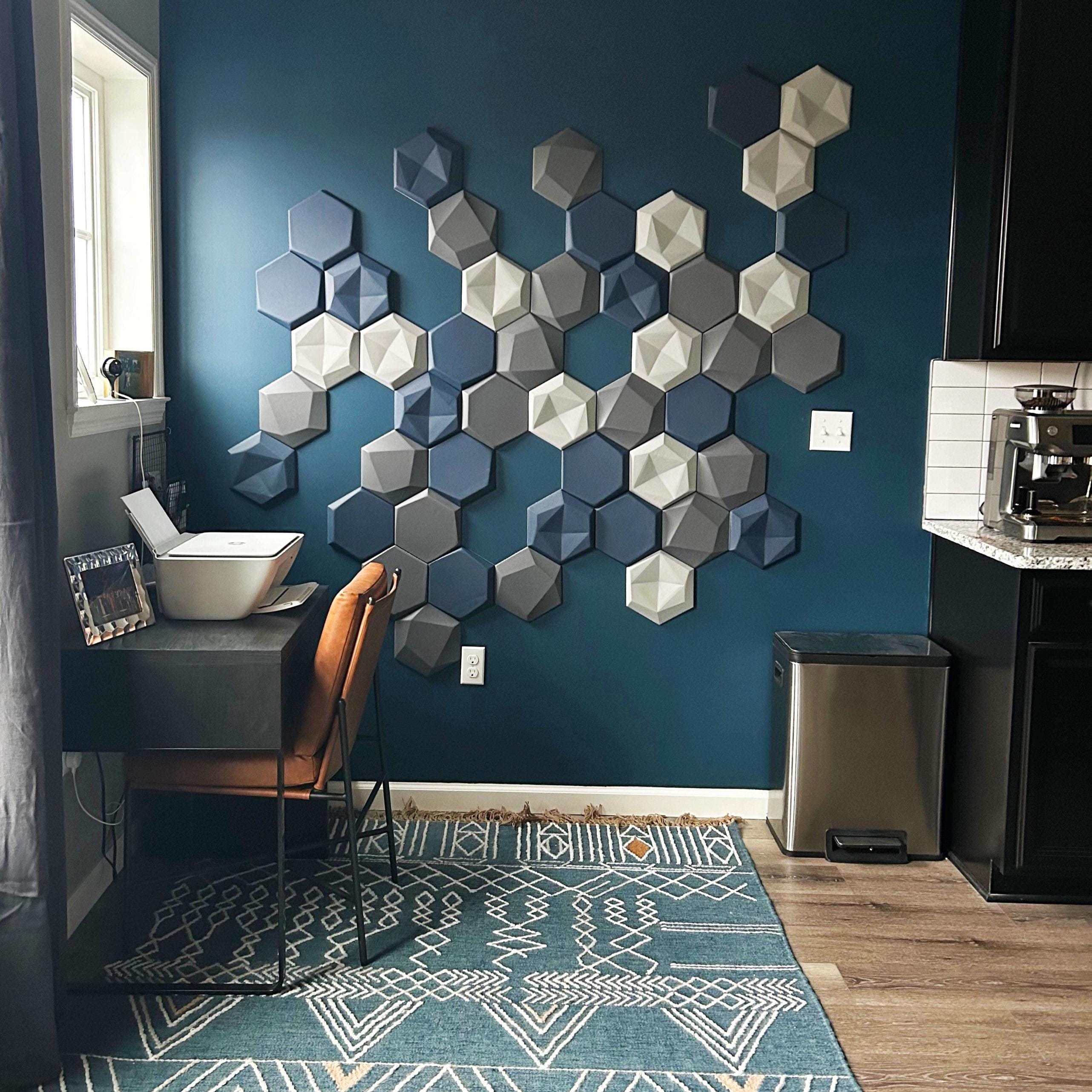 Acoustic Wall Panel - Customizable Sound Diffuser - Large Wall Art