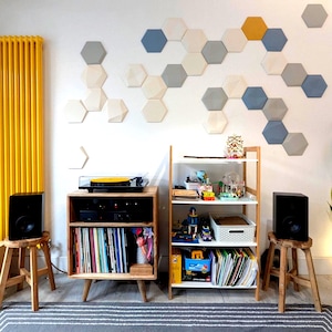 Acoustic panel, 3D wall paneling, DIY wall decor, Customize decorative tile, Custom accent wall 40 COLOR 3D Wall Art, Soundproofing solution
