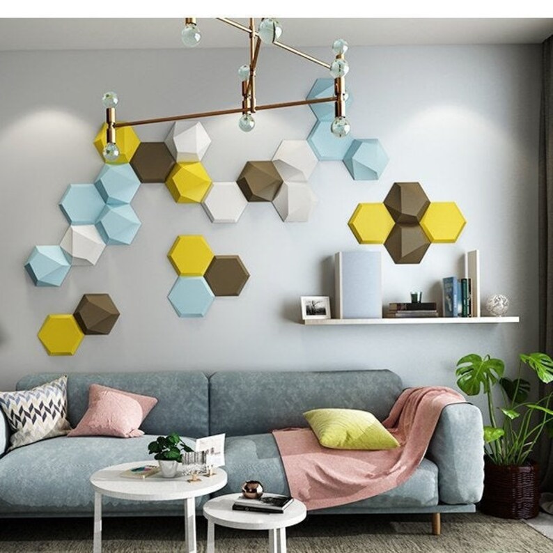 Decorative Soundproofing Tile // PACK OF 2 // Acoustic Panel Etsy