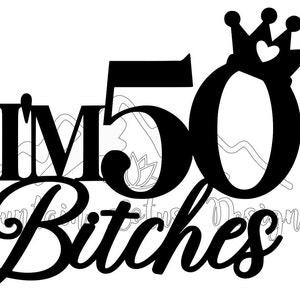 Ik ben 50 teven SVG