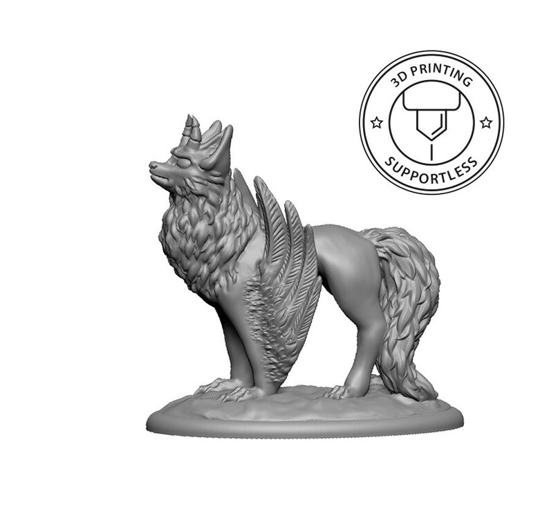 Fichier 3D  STL  Renard  d Enfield  imprimer SANS Etsy