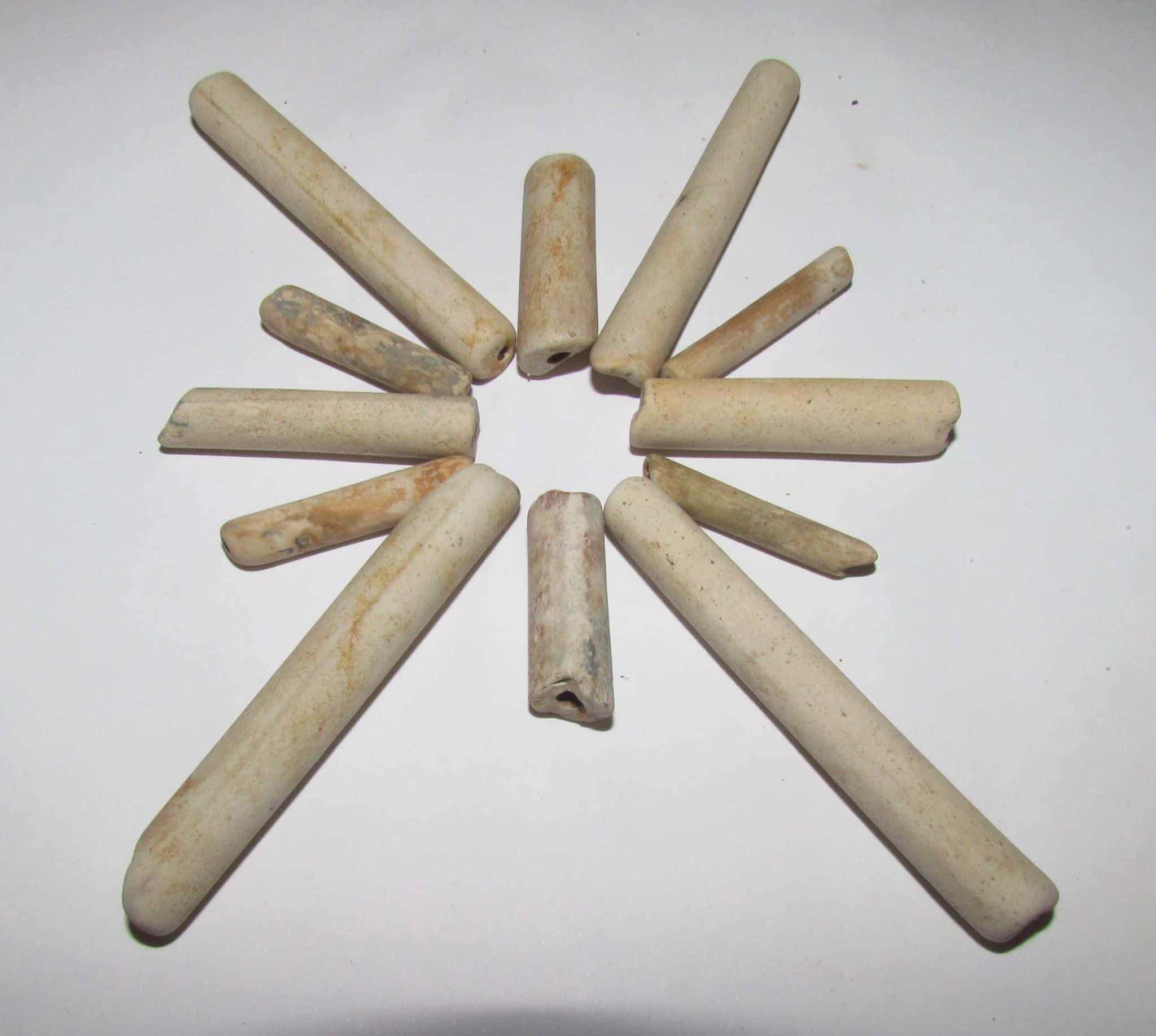 X12 Clay pipe stems - various ages - Etsy 日本