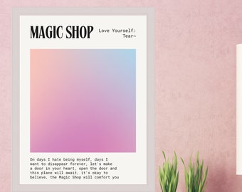 Magic Shop Lyric Poster