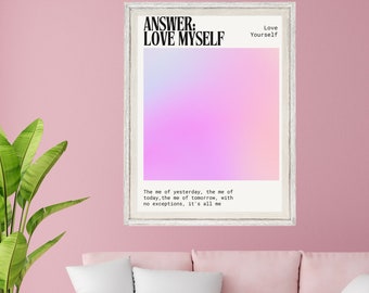 Answer: Love Myself Poster