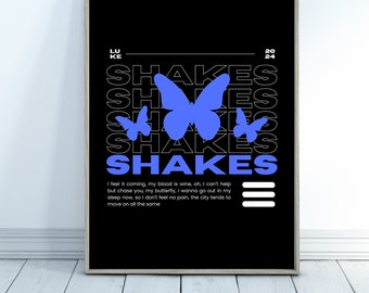 Shakes Lyrics Poster