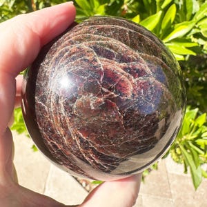 Large Garnet Sphere
