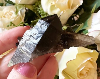 Smoky Quartz Crystal Cluster Point from Arkansas