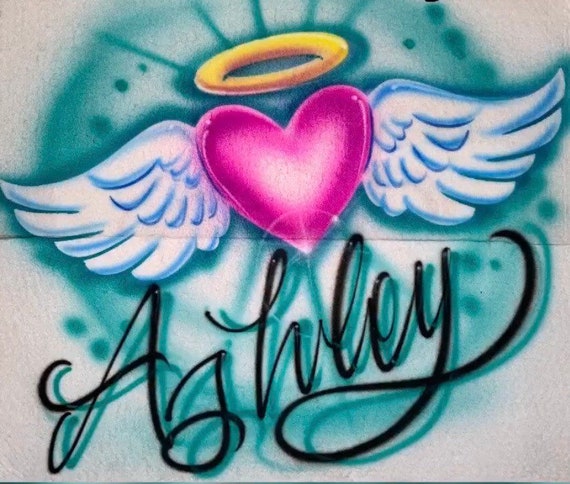 angel airbrush shirt