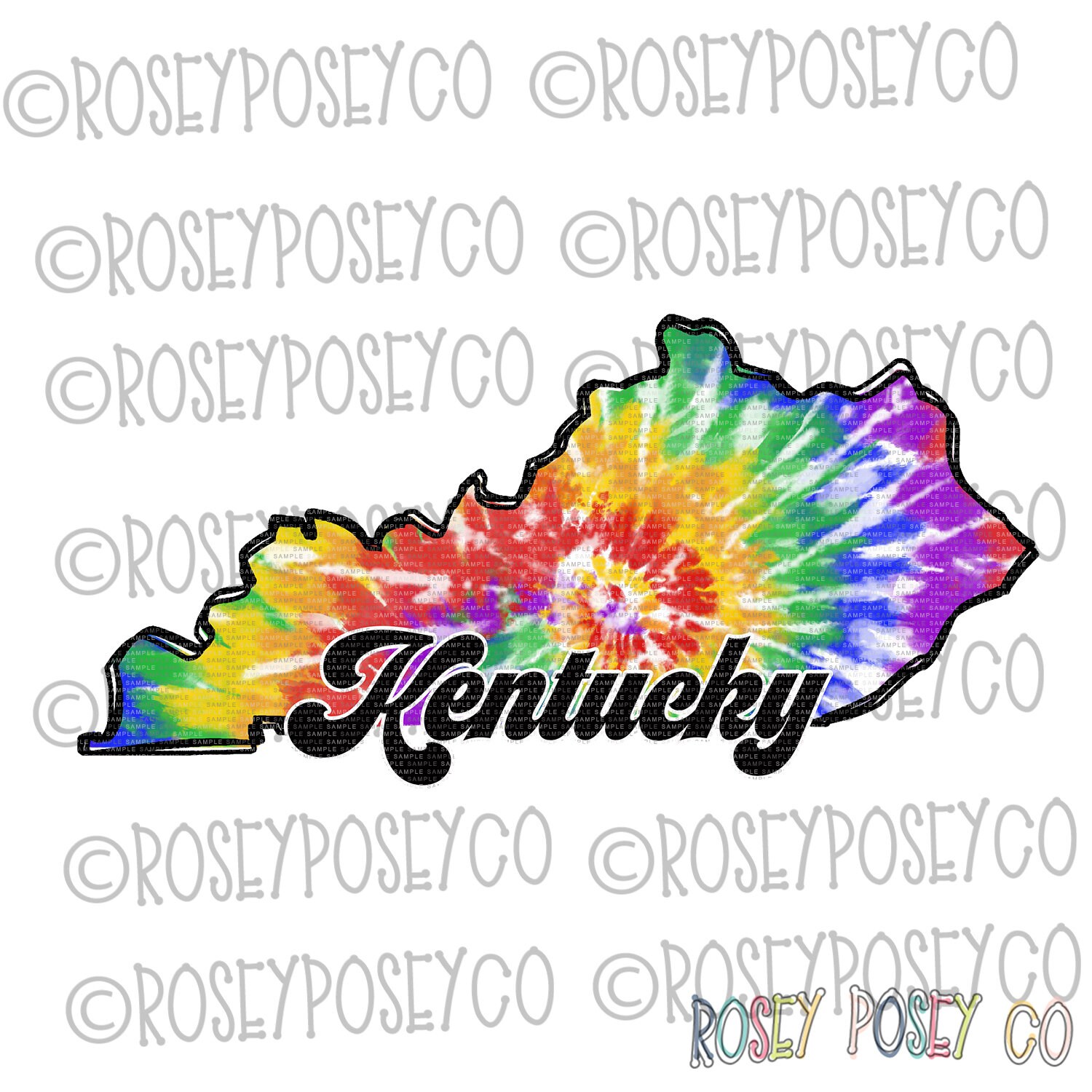 Kentucky Tie Dye Sublimation Design Digital Download PNG | Etsy