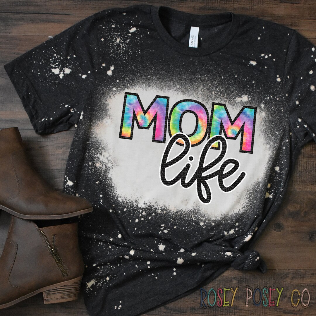 Tie Dye Mom Life Sublimation Design Digital Download PNG - Etsy