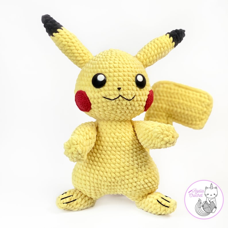 CROCHET PATTERN Pikachu Amigurumi PDF file English, French image 5