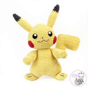 CROCHET PATTERN Pikachu Amigurumi PDF file English, French image 3