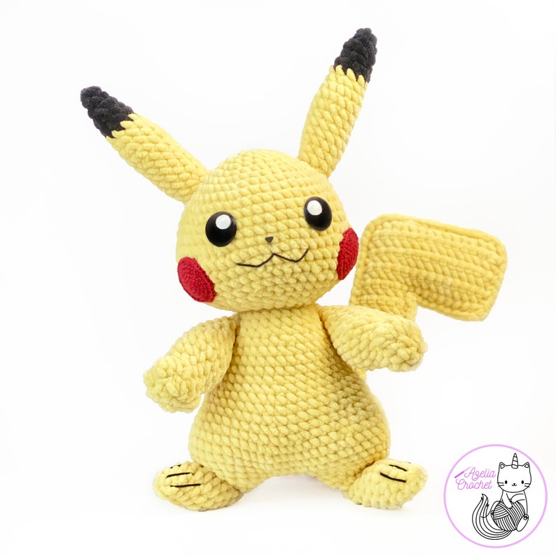 CROCHET PATTERN Pikachu Amigurumi PDF file English, French image 3