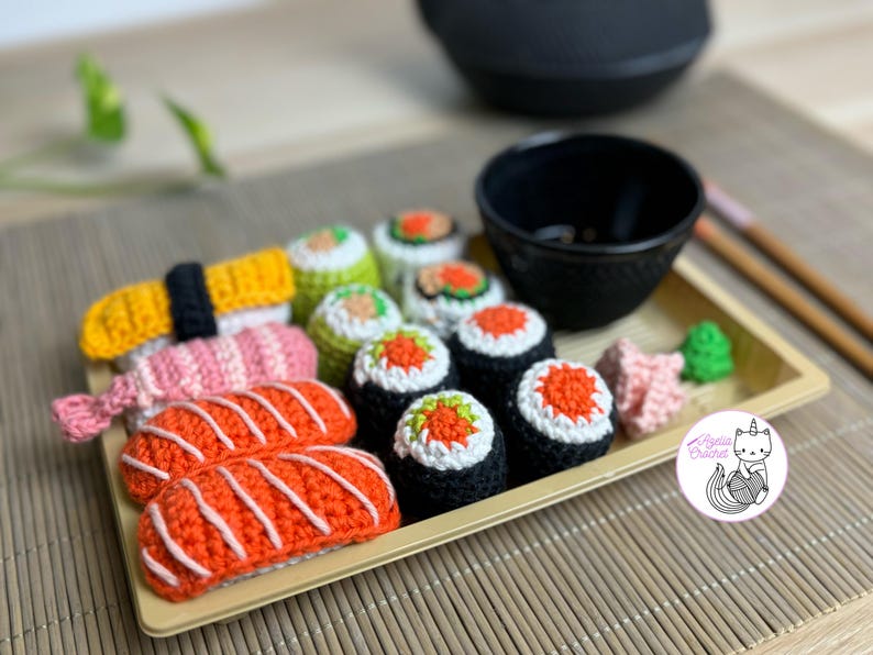 Sushi Box Pattern CROCHET PATTERN - Sushi Box - PDF File - English - Etsy