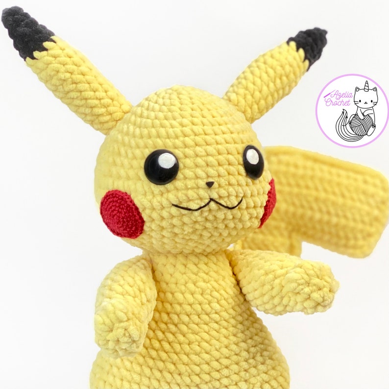 CROCHET PATTERN Pikachu Amigurumi PDF file English, French image 2